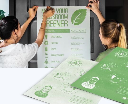 Green Classroom Poster Green Classroom Poster